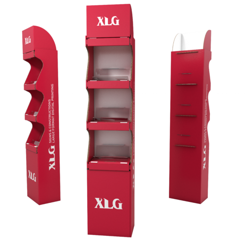 Χάρτινο επιδαπέδιο Stand με Plexiglass PSF3007 - Image 2