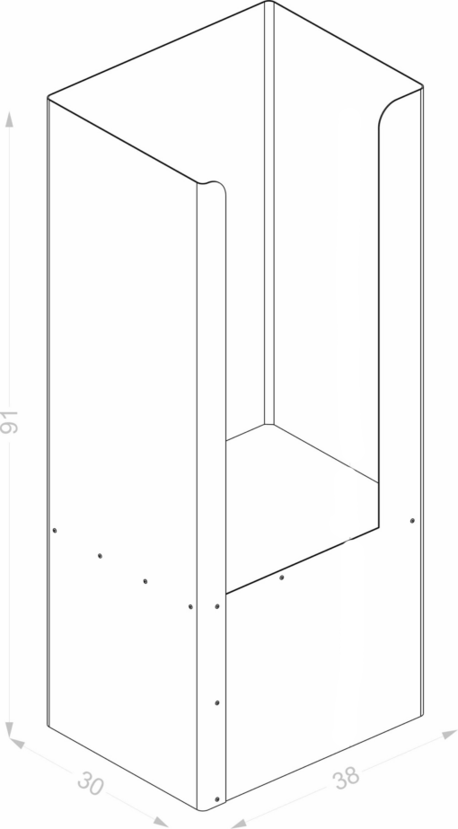 Μεταλλικό Επιδαπέδιο Stand MSF5005 - Image 3